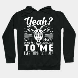 Goat Love Stylish Tee Celebrating the Charm of Adorable Goats Hoodie